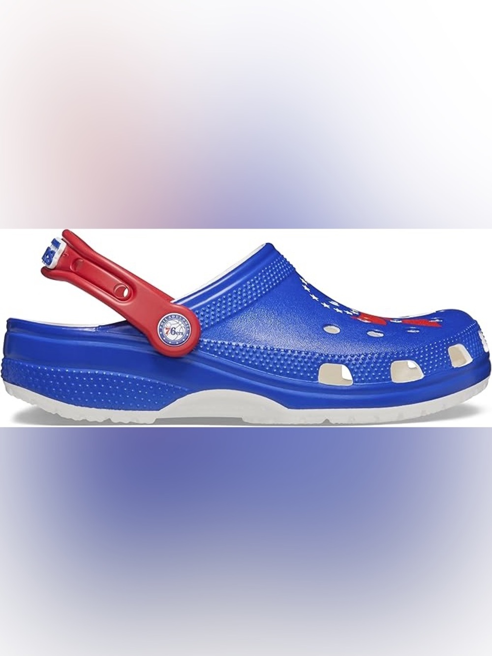 Crocs Unisex Adult 76ERS NBA Classic Clog. M9/W11 - Picture 7 of 7